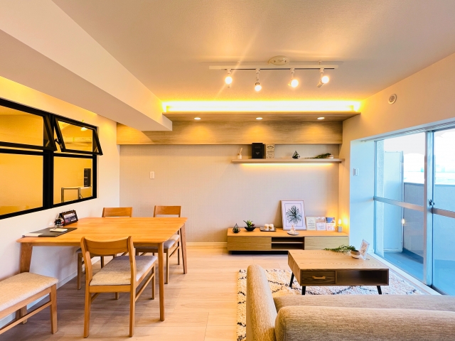 綺麗なリビング